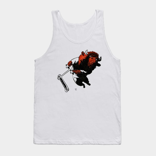 Buffalo Scooter Tank Top by CoolCharacters